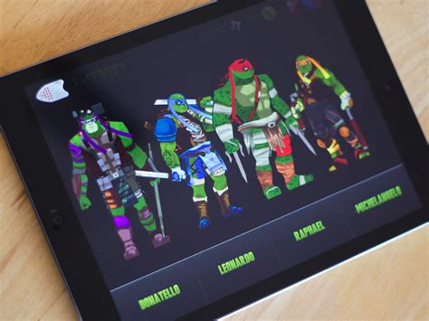 teenage mutant ninja turtles app games